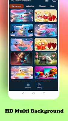 Teddy Bear Love keyboard android App screenshot 7